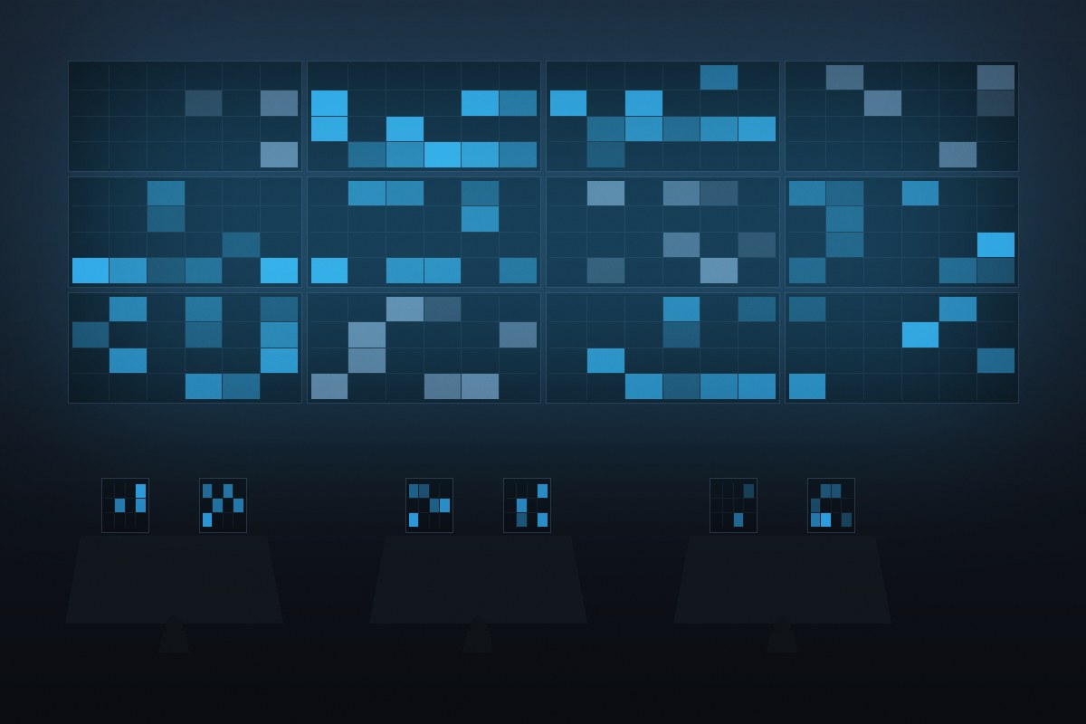 Visualizzazione della control room dell’impianto sportivo